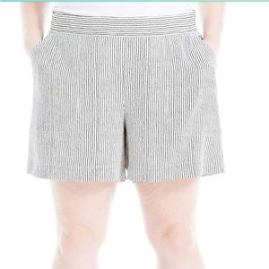 Max Studio Women's Plus Size Crepe Shorts with Pockets SZ XXL